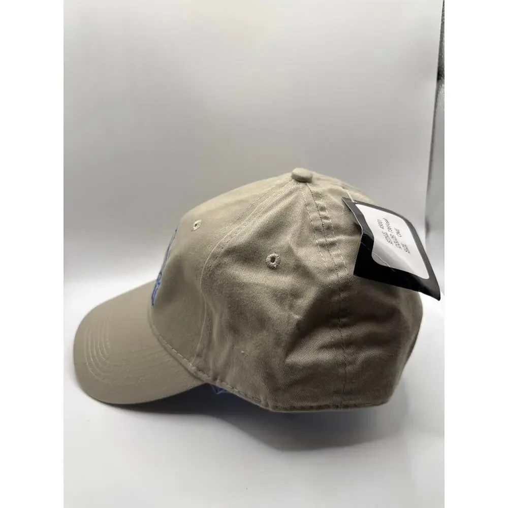 South Knox Basketball North End Adjustable Hat Cap Khaki Embroidered NWT